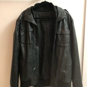 Leather Guess jacket